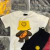 White Fendi Yellow Cap