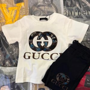 White Embroider Gucci