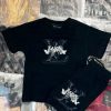 Black Embroidered LV